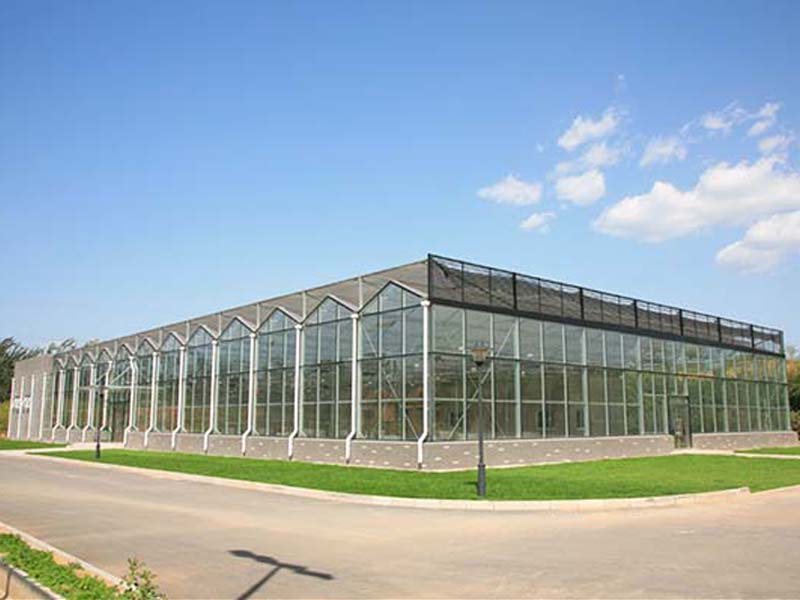 玻璃温室大棚建设的温室架构及外遮阳系统介绍